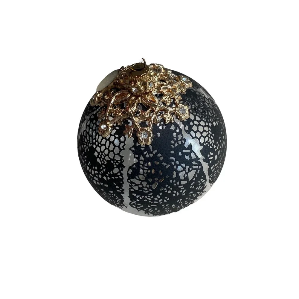 Jason Wu Ornament designer limitted rare pair glass decorations Christmas tree